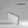 Przetwornik ultradźwiękowy ASONIC IND-PLATE, trwała konstrukcja ze stali nierdzewnej do przemysłowych zastosowań związanych z czyszczeniem ultradźwiękowym.