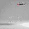 ASONIC – laboratoryjny uchwyt na zlewkę o pojemności 0,8 l, niewielki element ze stali nierdzewnej do precyzyjnego czyszczenia ultradźwiękowego