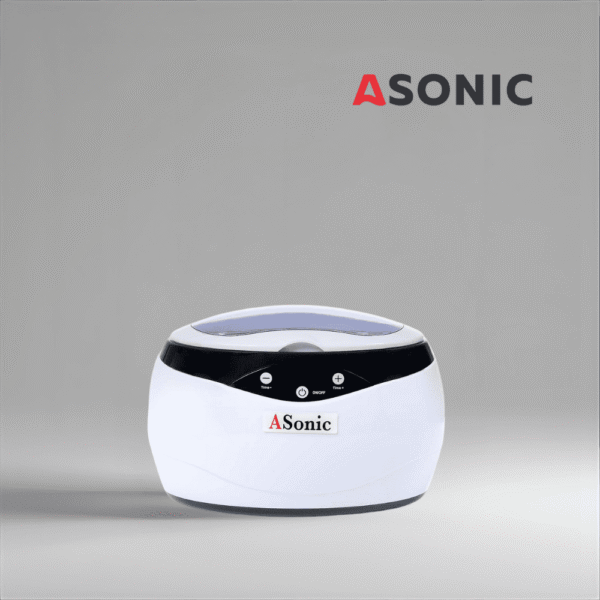 ASONIC HOME-650 myjka ultradźwiękowa, przeznaczona do codziennego użytku domowego, kompaktowe urządzenie do biżuterii i okularów.