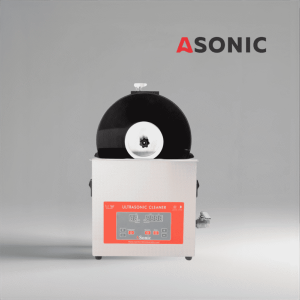 ASONIC Vinyl Cleaner-05 roztwór ultradźwiękowy, przeznaczony do bezpiecznego i skutecznego czyszczenia do 5 płyt winylowych.