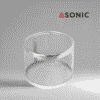 Kosz okrągły ASONIC ze stali nierdzewnej Ø75 mm do kąpieli ultradźwiękowych, kompaktowe akcesorium do precyzyjnego czyszczenia