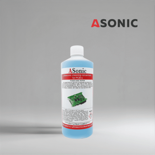 ASONIC PCB-1 detergent ultradźwiękowy, 1 l roztworu do bezpiecznego i precyzyjnego czyszczenia płytek drukowanych i elementów elektronicznych.