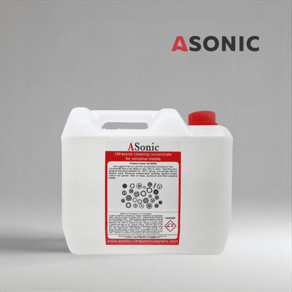 ASONIC AS-SENS-5 – detergent do czyszczenia ultradźwiękowego, 5 l roztworu do delikatnych instrumentów i materiałów.