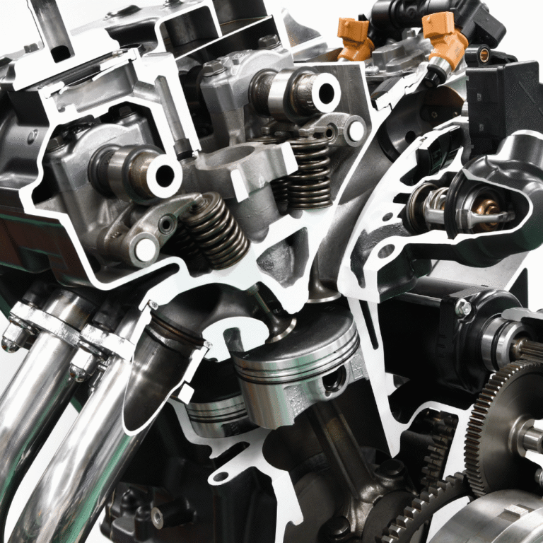 Część silnika ilustrująca sposób usuwania oleju